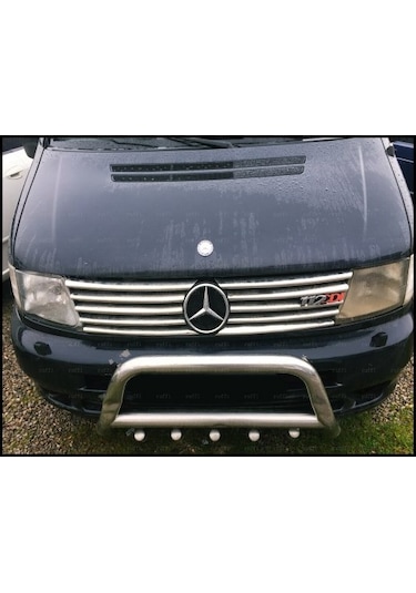 Ebal Otomotiv Mercedes Vito W638 Krom Ön Panjur 10 prç. 1999-2004 P. Çelik