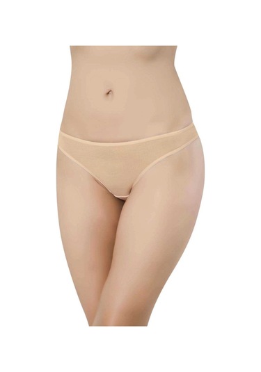 Biçomi 6 Adet Süper Eko Set Likralı Kadın Slip Külot Ten Pudra Fuşya Çok Renkli