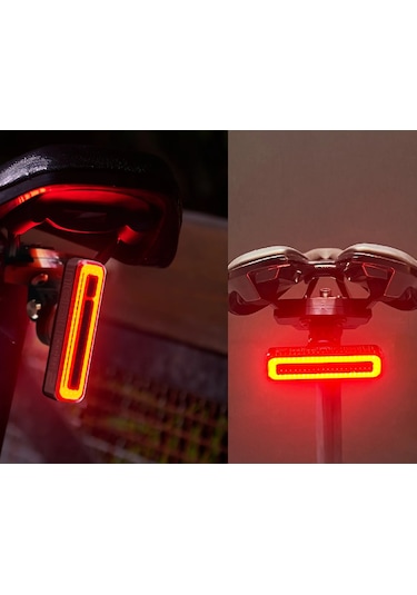 Moon Nebula 2 Sense 350 Lm Bisiklet Usb Şarjlı Arka Stop Far Siyah