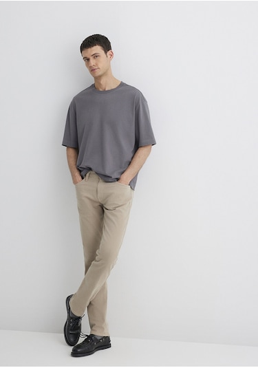 Mavi 0042286571 Jake Comfort Gabardin Erkek Pantolon Kahverengi