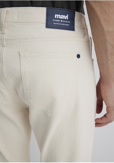 Mavi - Milan Classic Denim Ekru Jean Pantolon 0081087654 Ekru