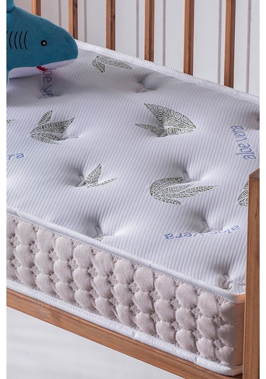 Aloe Vera Park Yatak, Bebek Yatağı, Beşik Yatağı, 50x100x10 Cm