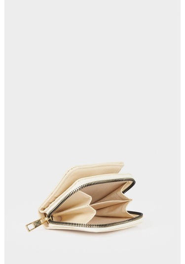 Defacto Kadın Suni Deri Cüzdan F6796axnsbg26 Bej