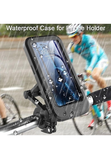 Carub Motosiklet Telefon Tutucu Su Geçirmez Br5901961