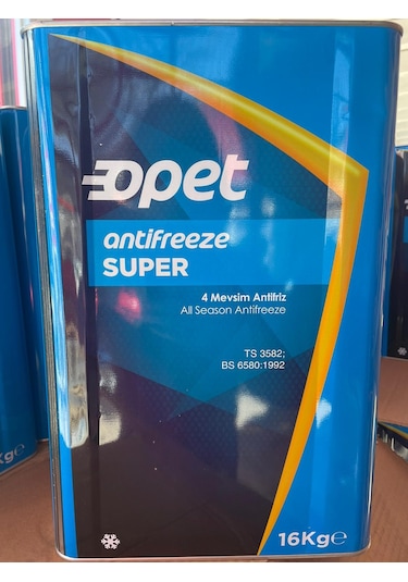 Opet Teneke Antifriz 16Kg Aynı Gün
