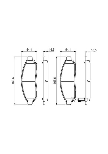 Nissan Navara 2.5dci 2005-2014 Bosch Ön Balata