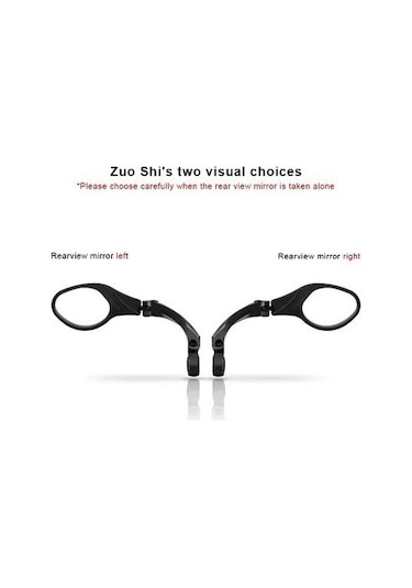 Xbyc 4014 Reflektörlü Gidon Bağlantılı Ayna Geniş Açılı Ayarlanabilir Bisiklet Dikiz Aynası