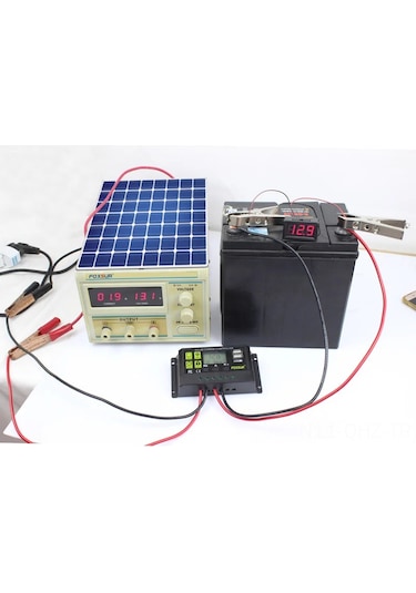 Aubyhe 12v/24v Otomatik Tanı Pwm Güneş Enerji Kontrolörü 10a - Güneş Panelleri İçin Yüksek Akım Koruma Ve Akıllı Yönetim