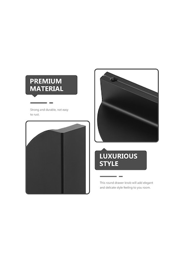 Adet Basit Yarım Dairesel Kulp Hafif Lüks Dolap Kulpu Dolap Kapı Kulpu