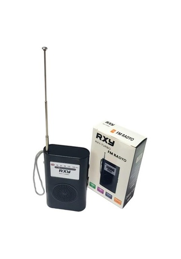 Roxy RXY-Turbo Cep Tipi Pilli Mini Analog Fm Radyo