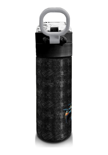 Coral High Kids Siyah Drone Desenli Pipetli Ve Direkt İçim Çelik Termos 500 Ml 31891 Siyah