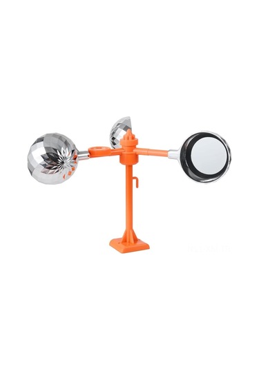 Ximistore9 Dışarıda Kullanıma Uygun Yansıtıcı Kuş Kovucu - Rüzgarla Döner, Manyetik Tabanlı, Bahçe/çiftlik Kuş Engeli Turuncu, Metal-plastik