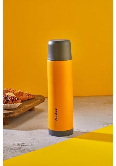 Cooker Ckr2001 Trend 0,50 Lt Çelik Çift Katlı Termos Turuncu Turuncu