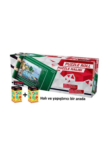 Anatolian Puzzle Halısı 2 Adet Parlak Yapıştırıcı