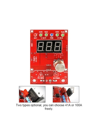 Trendooze Zamanı Transformatör Spot Puls Makinesi Kontrol Kontrol Kaynağı Kartı Ekran Dijital Cihazı Çift Ayarlanabilir Akım Jp