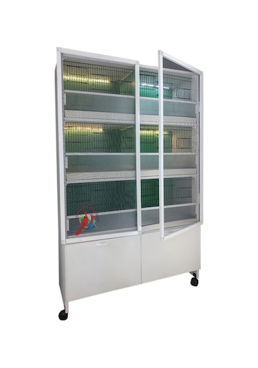 İstanbul Kafes Model 6D Pvc Kuş Dolabı