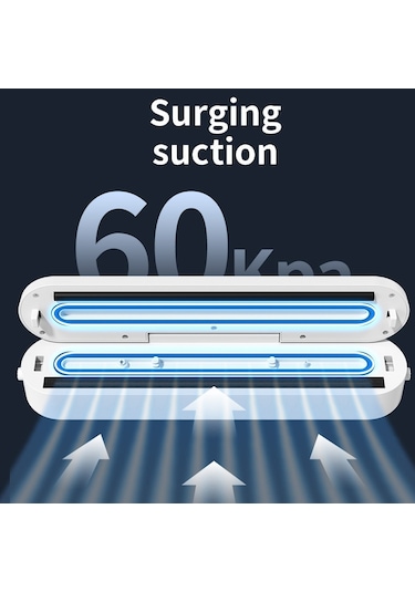 Sones Gıda Vakum Paketleme Makinesi 60kpa Emiş, Tekli / Vakum Paketleme Modları 10 Vakum Torbası Ab Fişi