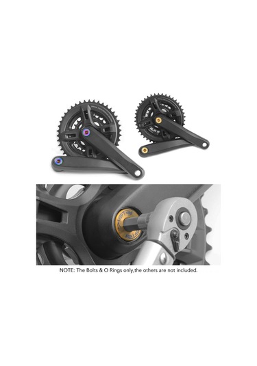 Hombey Titanium Alloy Renkli Bisiklet Mil Somunu, M8 15mm, Suya Dayanıklı, Kilitli Bıçak Ve Krank İçin, 8mm Anahtar Uyumu Çok Renkli