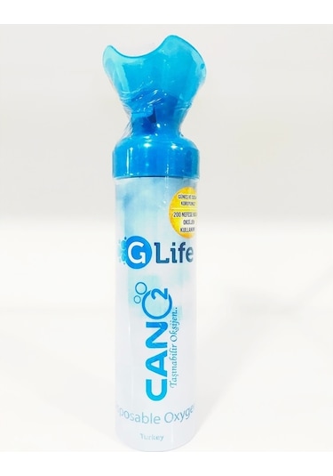 Glife Can O2 Taşınabilir Sprey 200 Nefeslik Oksijen Tüpü