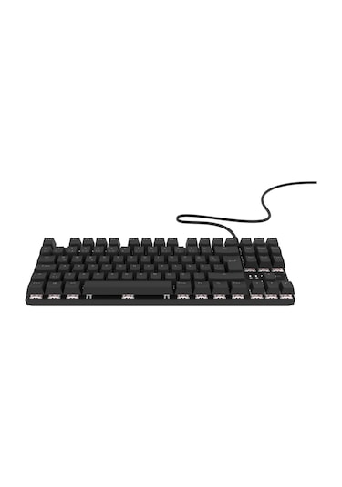 Hk410 Mekanik Kırmızı Switch 19 Mod Rgb Kablolu Siyah Tkl Türkçe Gaming Oyuncu Klavye