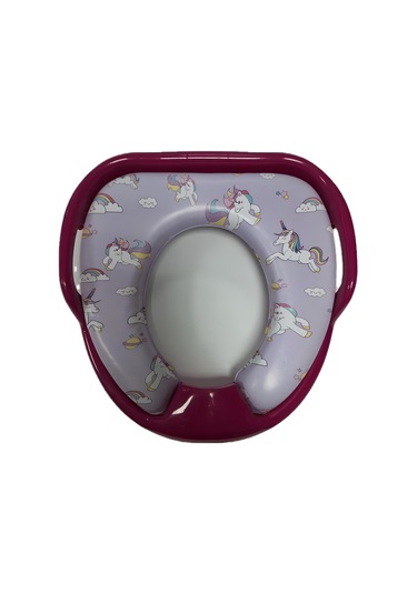 Softy Jumbo Kids - Bebek / Çocuk Klozet Kapağı Adaptörü - Pembe -unicorn