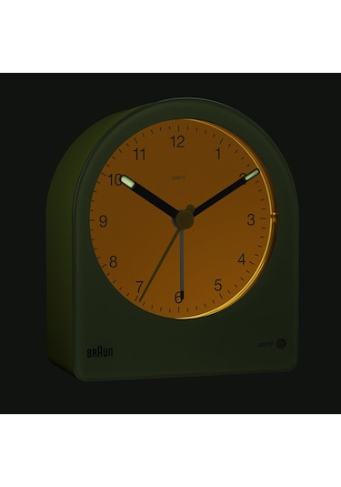 Braun Bc22gn Yeşil Klasik Analog Alarmlı Masa Saati Brn.bc22gn