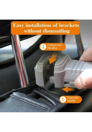 Araç Koltuk Askısı Ve Telefon Tutucu Araç Düzenleyici Organizer Koltuk Arkası Eşya Askısı