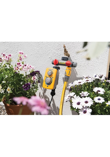 Hozelock 2252H Çift Yönlü Vanalı Musluk Bağlantısı  1/2" - 3/4" - 1"