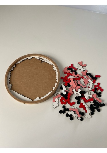 Çok Zor 4 Renkli Puzzle Çocuk Ve Yetişkin Oyunu Zeka Oyunu