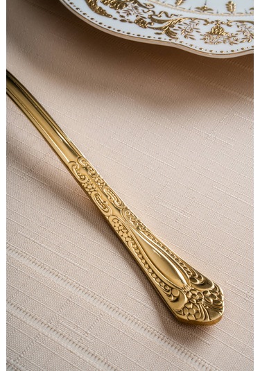 Acar Karat Star Gold Servis Spatulası - 30 Cm Gold/silver