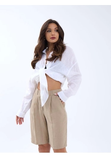 Defymoda 7066 Şort-taş Taş