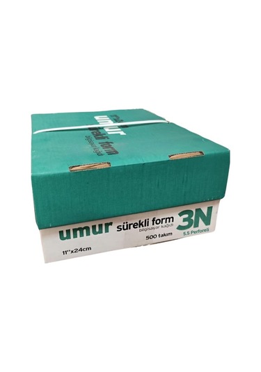 Umur Sürekli Form 11x24 3 Nüsha 5.5 Perforeli 500 Lü