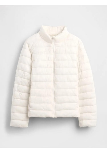 Gap 791284001 V-frch Logo Lw Puffer Jkt Kadın Mont Bej