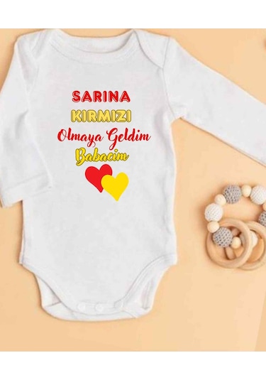 Lupi İsimli Zıbın Yazılı Bebek Zıbın Bej Melanj-kum Beyaz