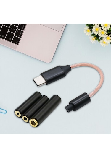 Suntek 3'ü 1 Arada Ses Kablosu Kompakt Taşınabilir Saf Usb C
