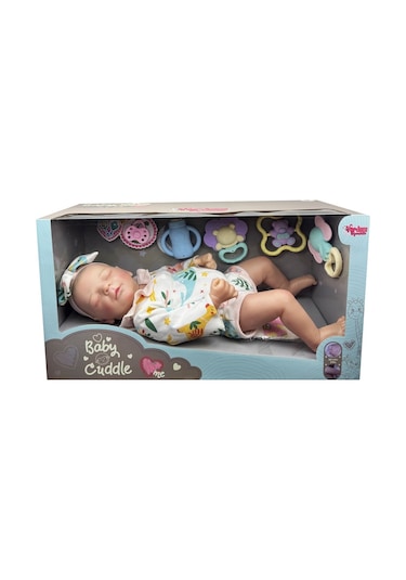 Kutulu 43 Cm Aksesuarlı Gerçekçi Bebek Et Bebek Beyaz