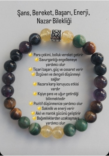 Şans, Başarı, Bereket, , Nazar Bilekliği Çok Renkli