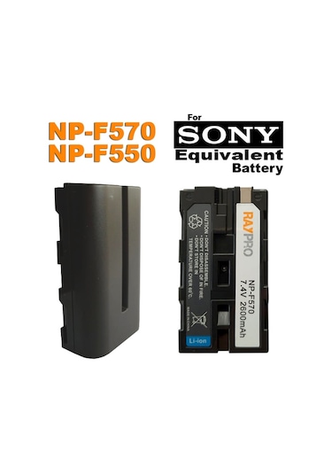 Sony Hvr Hd1000E Hxr Mc1500 Mc2000 Mc2500 Için Np F570 Batarya