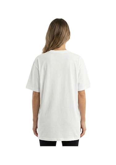 Musclecloth Training Kadın Oversize T-shirt Kırık Beyaz