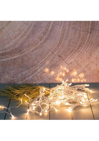 4 Metre 18 Dallı Saçak Perde Led Işık 18 Dallı Saçak Led Işık Gün Işığı Salkım Led Işık Eklemeli