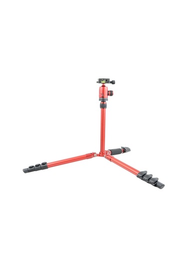 Jusino X-423S Tripod + Bs-08Q Tripod Kafası Kırmızı
