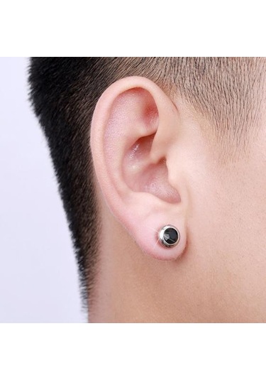 Şampanya Kadın Küpe Kişilik Dekoratif Hip Hop Köpüklü Mavi Rhinestone Unisex Tarzı Küpe Takı Aksesuarları