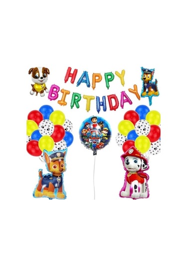 Çocuk Partisi Balonu Arch Paw Patrol - Doğum Günün Kutlu Olsun