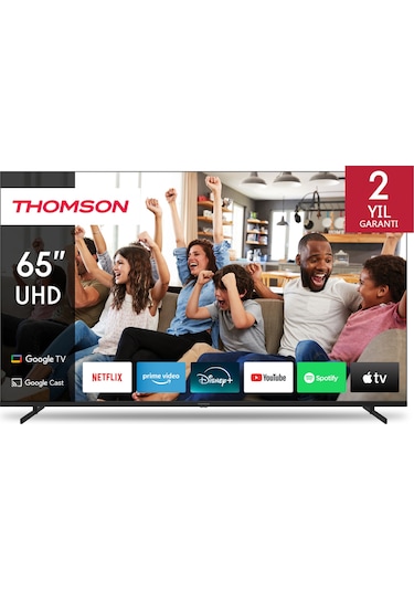 Thomson 65UG4S14 65" Uydu Alıcılı 4K Ultra HD Google Smart LED TV
