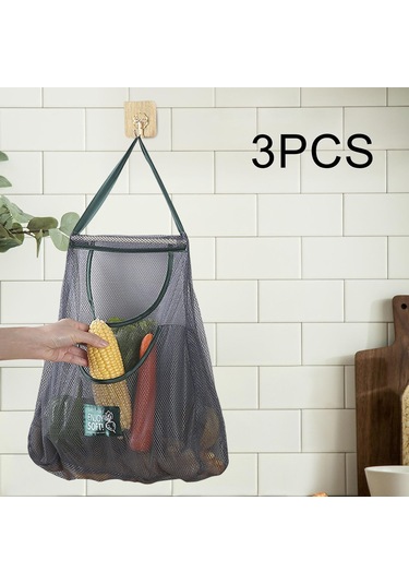 Suntek Meyve Sebze Mutfak Kamp C Için 3'lü Depolama Örgü