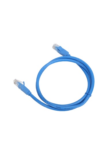 Fosenze 1m Uzunlukta Cat.6 Rj45 Ağ Kablosu - Gigabit Hızlı Veri Aktarımı, 8 Çekirdekli, Elektromanyetik Etkilere Dayanıklı, Mavi