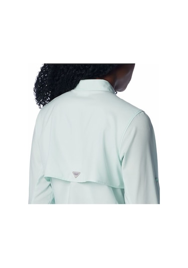 Columbia Womens Tamiami Iı Ls Shirt Kadın Uzun Kollu Gömlek Yeşil Fl7278-330 001