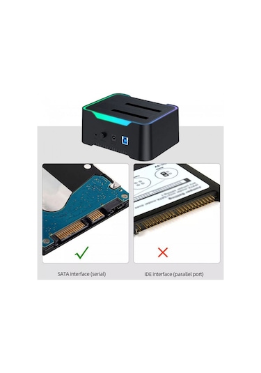 3.0 Hdd Klonlama İstasyonu 2.5" 3.5" Sata Harddisk Kopyalama Docking Kutusu