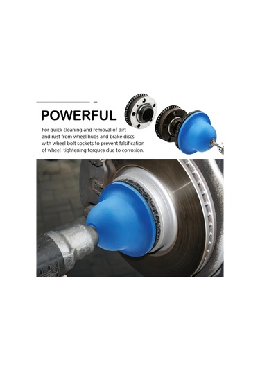 Gateesat 1 Adet Zımpara Fırçası Jant Disk Cila Parlatma Pas Temizleme Seti Araç Bakım Aracı