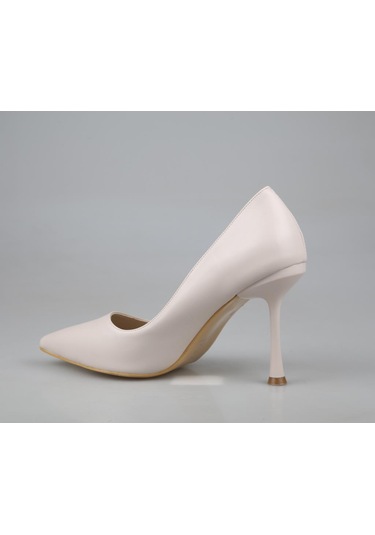 Feles 070-1321 Ten Rengi Kadın Topuklu Ayakkabı Ten Rengi